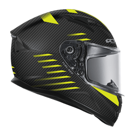 RXT 825 Street 2 Fuel Matte Carbon Black/Fluro Yellow Helmet