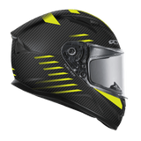RXT 825 Street 2 Fuel Matte Carbon Black/Fluro Yellow Helmet