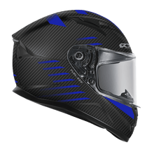 Load image into Gallery viewer, RXT 825 Street 2 Fuel Matte Carbon Black/Blue Helmet