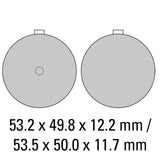 FERODO Brake Disc Pad Set - FDB178 P Platinum Compound - Non Sinter for Road or Competition