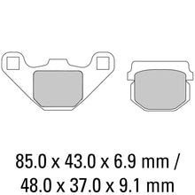 Load image into Gallery viewer, FERODO Brake Disc Pad Set - FDB313 SG Sinter Grip SG Compound - Road, Off-Road or Competition