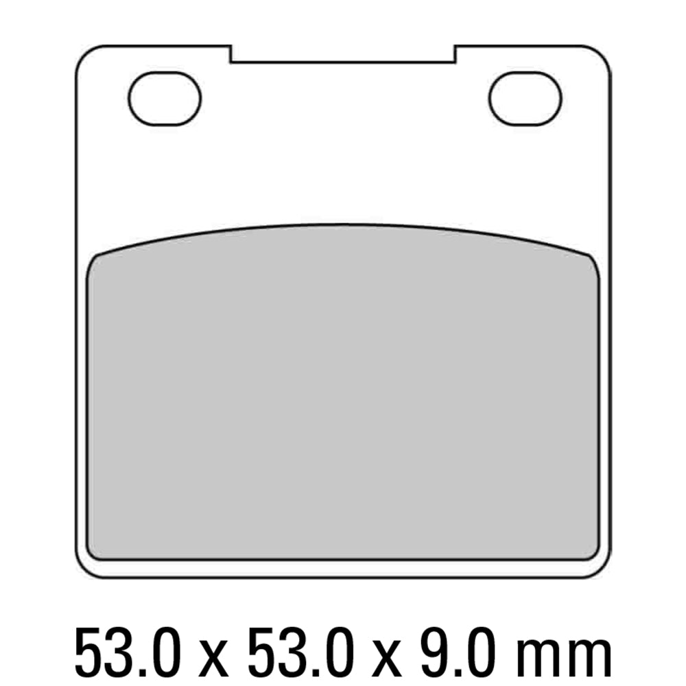 FERODO Brake Disc Pad Set - FDB338 P Platinum Compound - Non Sinter for Road or Competition