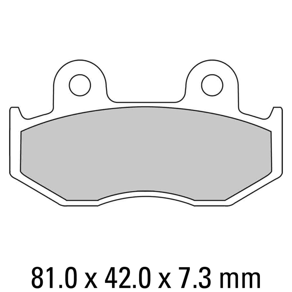 FERODO Brake Disc Pad Set - FDB382 SG Sinter Grip SG Compound - Road, Off-Road or Competition