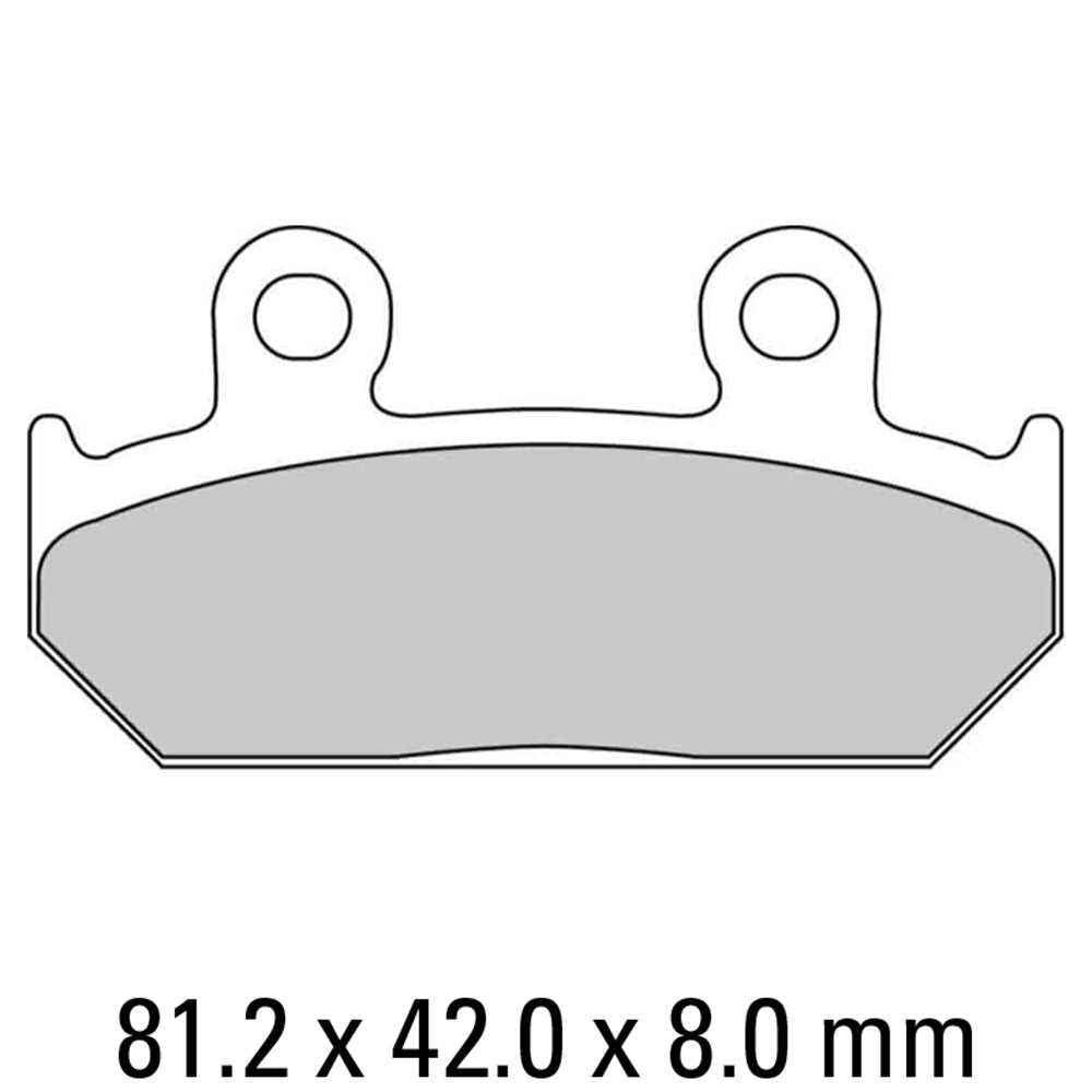 FERODO Brake Disc Pad Set - FDB462 P Platinum Compound - Non Sinter for Road or Competition