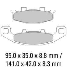 Load image into Gallery viewer, FERODO Brake Disc Pad Set - FDB481 EF ECO Friction Compound - Non Sintered