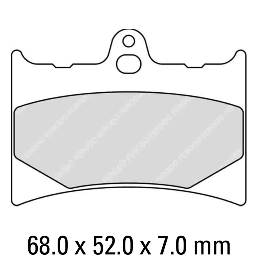 FERODO Brake Disc Pad Set - FDB498 ST