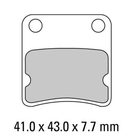 FERODO Brake Disc Pad Set - FDB625 S Scooter Compound - Non Sinter for Road