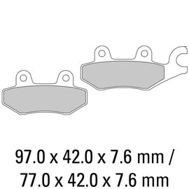 FERODO Brake Disc Pad Set - FDB631 ST