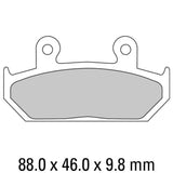 FERODO Brake Disc Pad Set - FDB663 ST