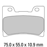 FERODO Brake Disc Pad Set - FDB666 ST