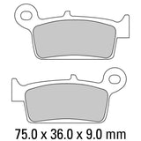 FERODO Brake Disc Pad Set - FDB672 AG