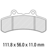 FERODO Brake Disc Pad Set - FDB847 P Platinum Compound - Non Sinter for Road or Competition