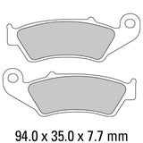 FERODO Brake Disc Pad Set - FDB892 EF ECO Friction Compound - Non Sintered