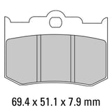 FERODO Brake Disc Pad Set - FDB2040 ST