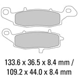 FERODO Brake Disc Pad Set - FDB2048 P Platinum Compound - Non Sinter for Road or Competition