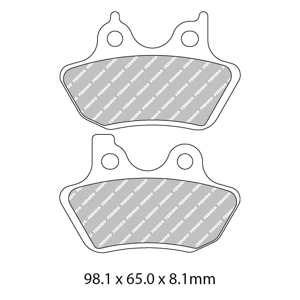 FERODO Brake Disc Pad Set - FDB2097 ST