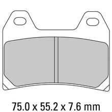 Load image into Gallery viewer, FERODO Brake Disc Pad Set - FDB2099 P Platinum Compound - Non Sinter for Road or Competition
