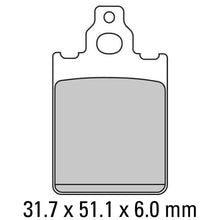 Load image into Gallery viewer, FERODO Brake Disc Pad Set - FDB2100 EF ECO Friction Compound - Non Sinter for Road
