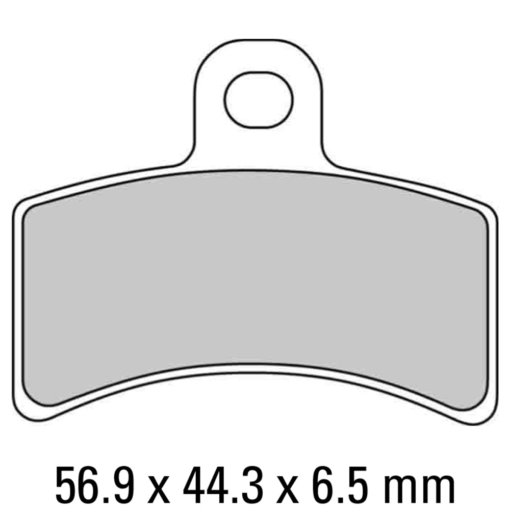 FERODO Brake Disc Pad Set - FDB2103 P Platinum Compound - Non Sinter for Road or Competition