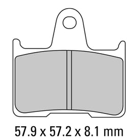 FERODO Brake Disc Pad Set - FDB2111 P Platinum Compound - Non Sinter for Road or Competition