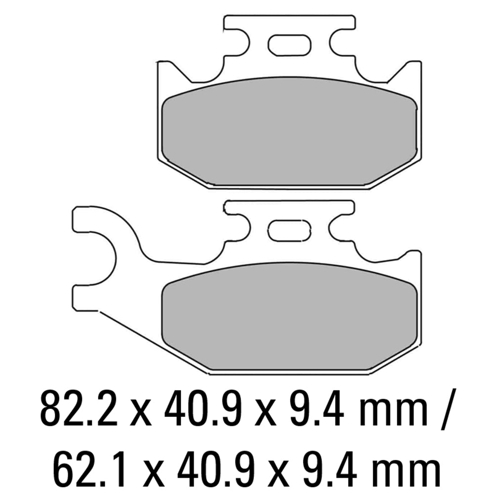 FERODO Brake Disc Pad Set - FDB2149 SG Sinter Grip SG Compound - Road, Off-Road or Competition