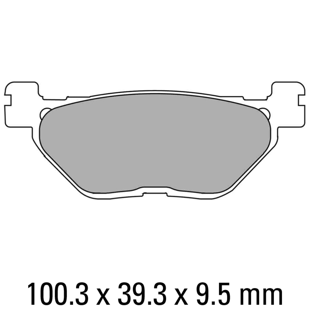 FERODO Brake Disc Pad Set - FDB2156 EF ECO Friction Compound - Non Sinter for Road