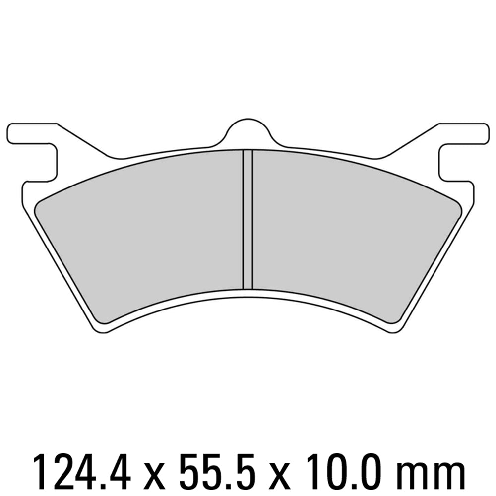 FERODO Brake Disc Pad Set - FDB2177 SG Sinter Grip SG Compound - Road, Off-Road or Competition