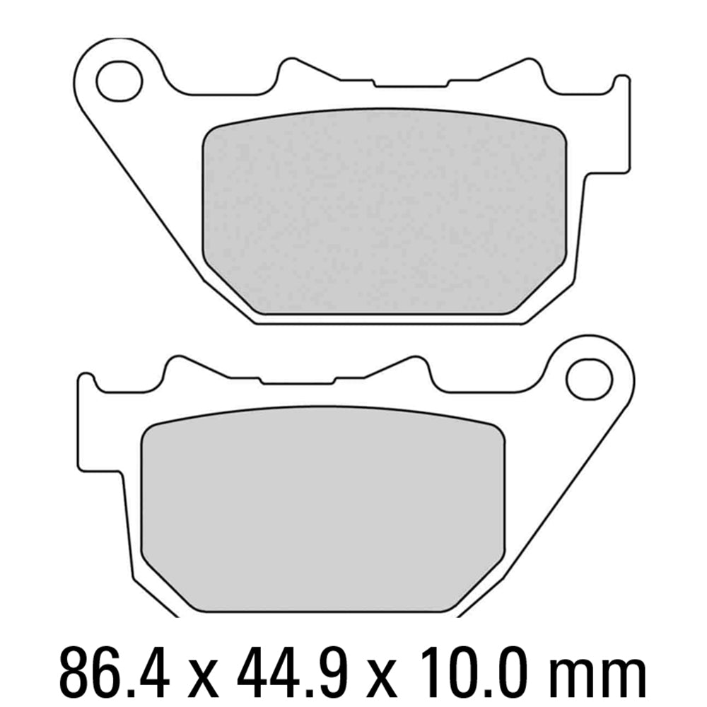 FERODO Brake Disc Pad Set - FDB2180 P Platinum Compound - Non Sinter for Road or Competition