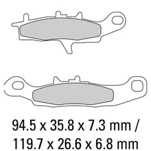 Load image into Gallery viewer, FERODO Brake Disc Pad Set - FDB2188 SG &lt;br&gt;Sinter Grip SG Compound - Road, Off-Road or Competition