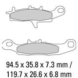 FERODO Brake Disc Pad Set - FDB2188 SG <br>Sinter Grip SG Compound - Road, Off-Road or Competition