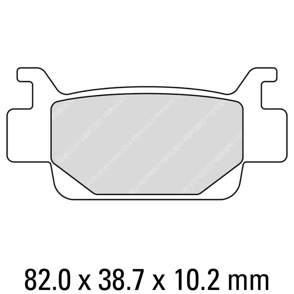 FERODO Brake Disc Pad Set - FDB2195 SG Sinter Grip SG Compound - Road, Off-Road or Competition