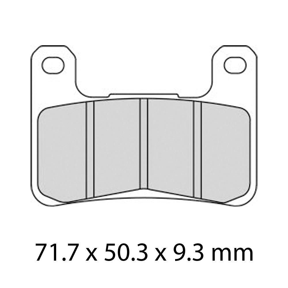 FERODO Race Brake Disc Pad Set - FDB2204 ZRAC