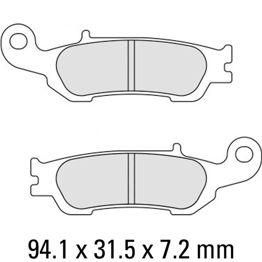 FERODO Brake Disc Pad Set - FDB2219 SG Sinter Grip SG Compound - Road, Off-Road or Competition