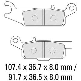 FERODO Brake Disc Pad Set - FDB2230 SG Sinter Grip SG Compound - Road, Off-Road or Competition