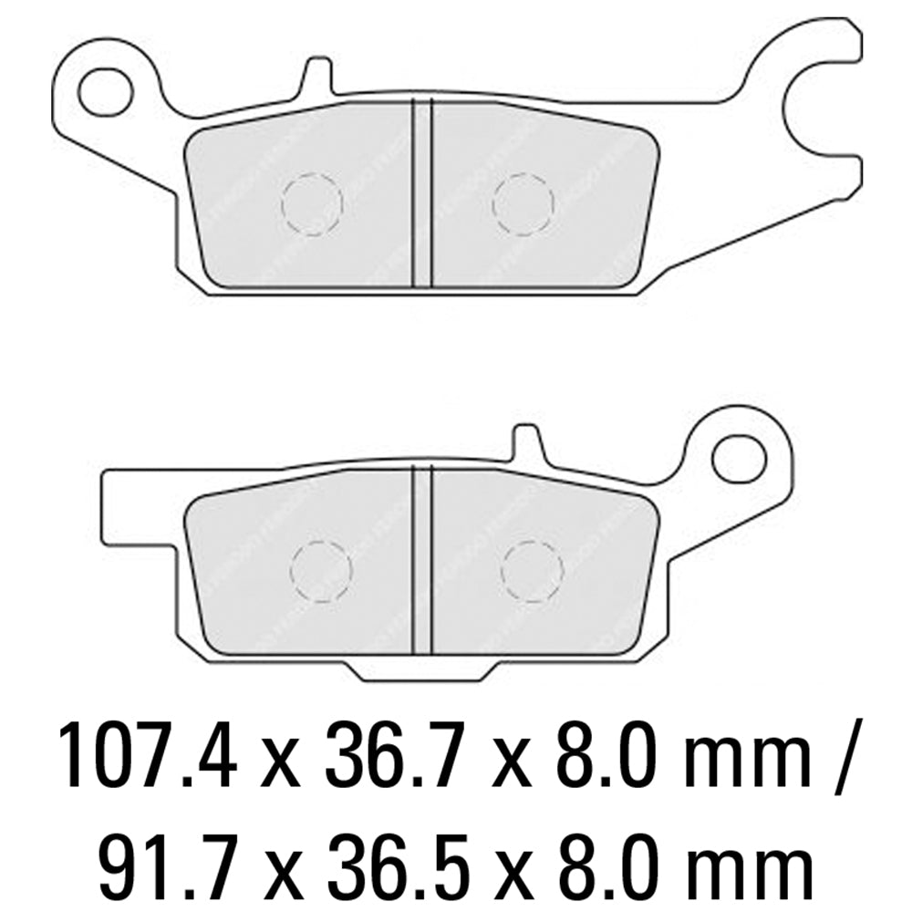 FERODO Brake Disc Pad Set - FDB2231 SG Sinter Grip SG Compound - Road, Off-Road or Competition