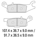 FERODO Brake Disc Pad Set - FDB2233 SG Sinter Grip SG Compound - Road, Off-Road or Competition