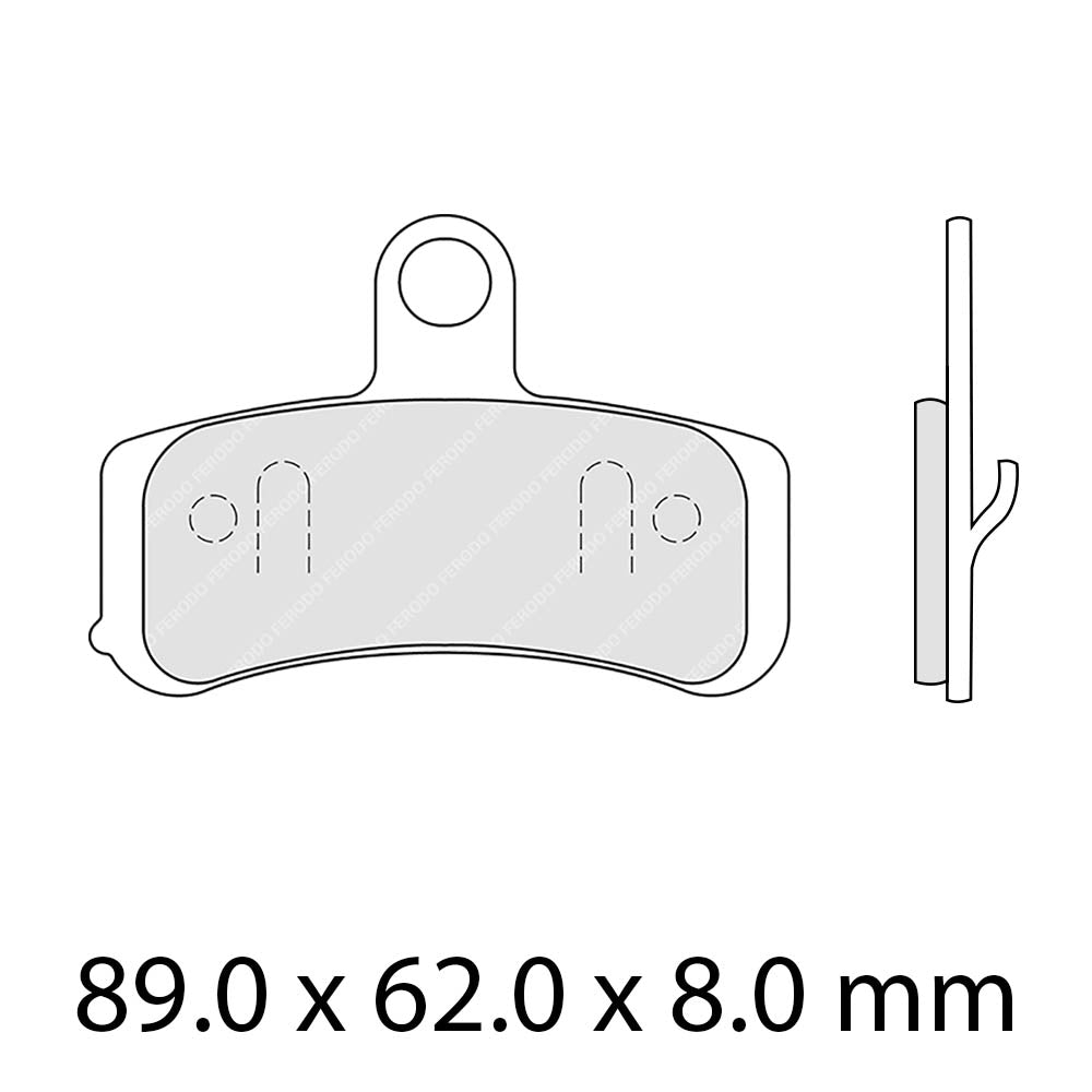 FERODO Brake Disc Pad Set - FDB2250 ST