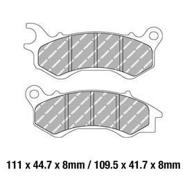 FERODO Brake Disc Pad Set - FDB2256 EF ECO Friction Compound - Non Sinter for Road