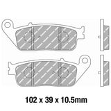 FERODO Brake Disc Pad Set - FDB2288 EF ECO Friction Compound - Non Sinter for Road