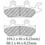 FERODO Brake Disc Pad Set - FDB2301 SG Sinter Grip SG Compound - Road, Off-Road or Competition