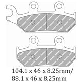 FERODO Brake Disc Pad Set - FDB2302 SG Sinter Grip SG Compound - Road, Off-Road or Competition