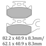 FERODO Brake Disc Pad Set - FDB2307 SG Sinter Grip SG Compound - Road, Off-Road or Competition