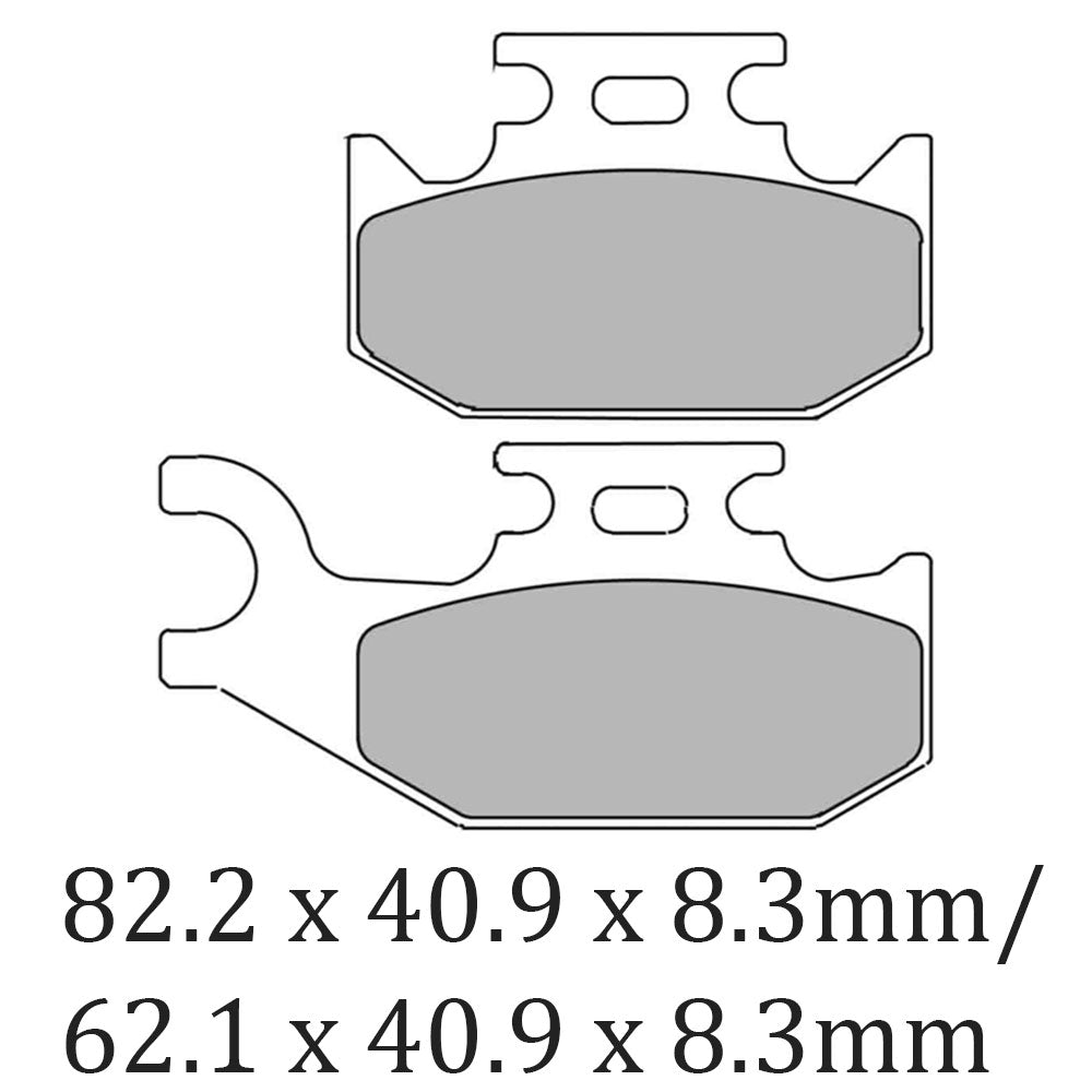 FERODO Brake Disc Pad Set - FDB2308 SG Sinter Grip SG Compound - Road, Off-Road or Competition