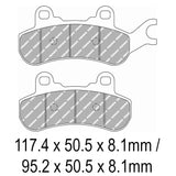 FERODO Brake Disc Pad Set - FDB2315 SG Sinter Grip SG Compound - Road, Off-Road or Competition