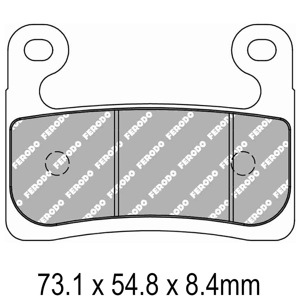 FERODO Brake Disc Pad Set - FDB2321 ST