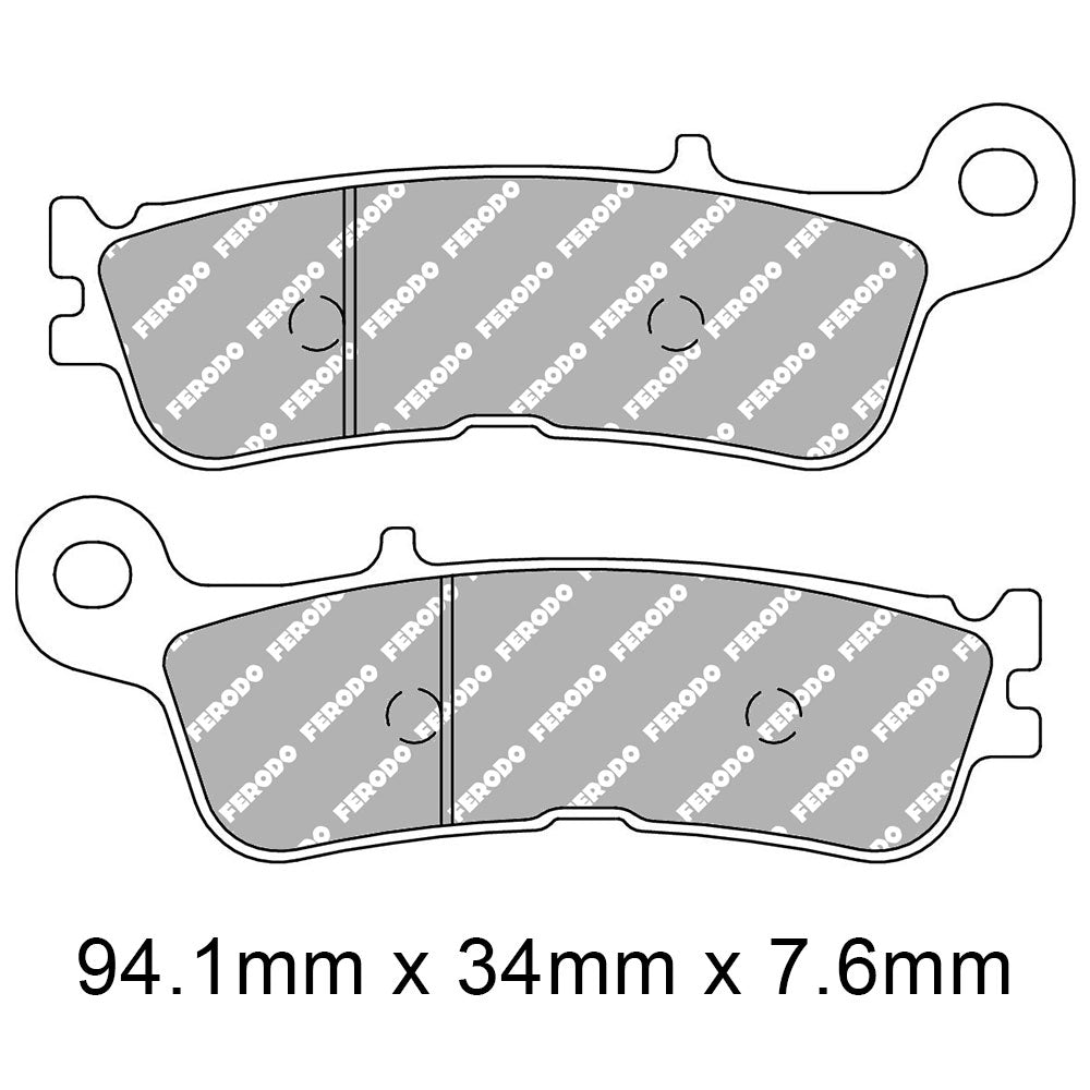 FERODO Brake Disc Pad Set - FDB2323 SG Sinter Grip SG Compound - Road, Off-Road or Competition