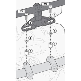 Givi Mount Kit For Givi S900A/S901A 01