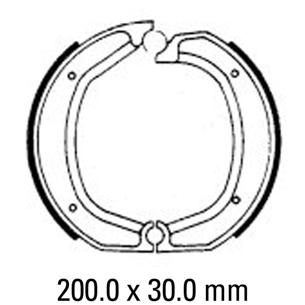 FERODO Brake Shoe Set - FSB700