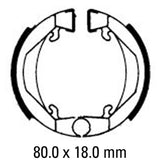 FERODO Brake Shoe Set - FSB712