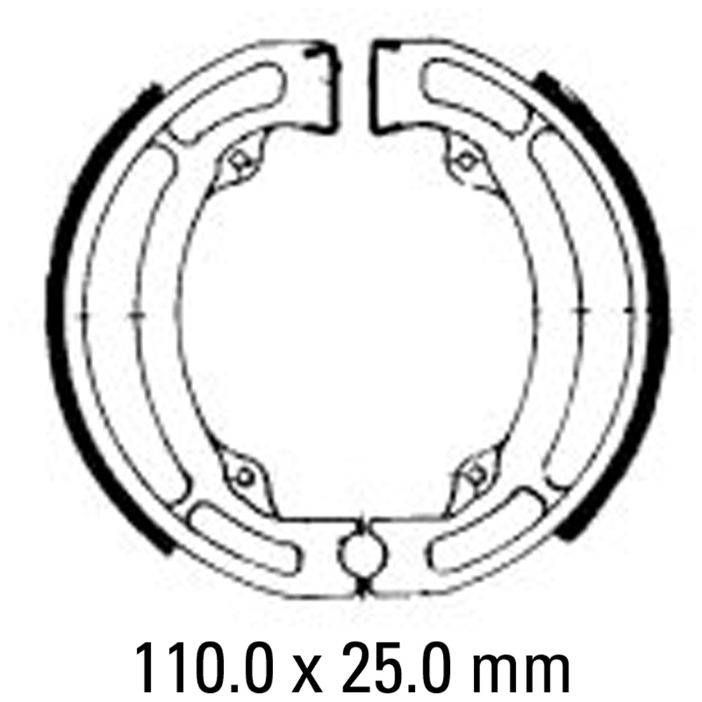 FERODO Brake Shoe Set - FSB723